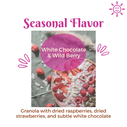 Seasonal Flavor: White Chocolate & Wild Berry